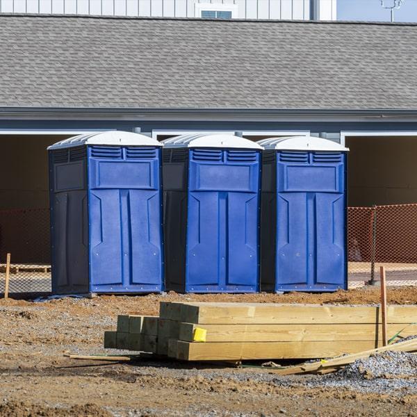 Heavy-duty construction site porta potty in Wausau, Wisconsin